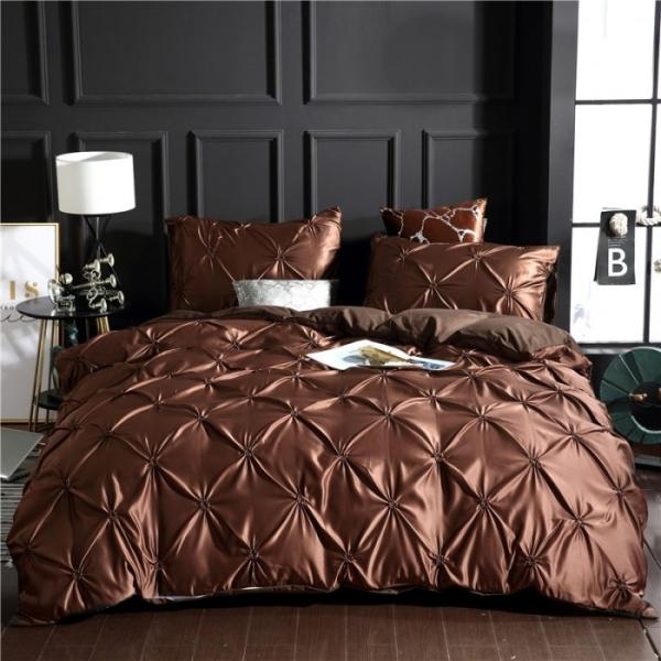 3d Luxury Style Hotel Home White Euro Duvet Cover With Pillowcase Cover 3pcs