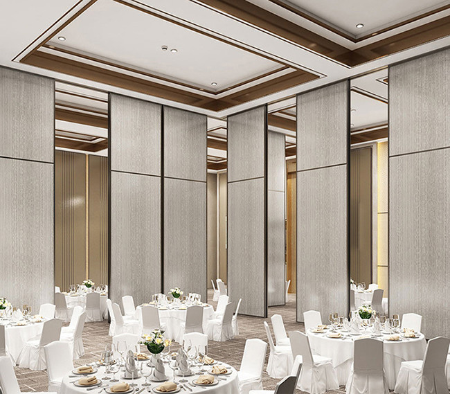 MDF Board Customizable Operable Partition Wall For Hotel Movable Panel Walls
