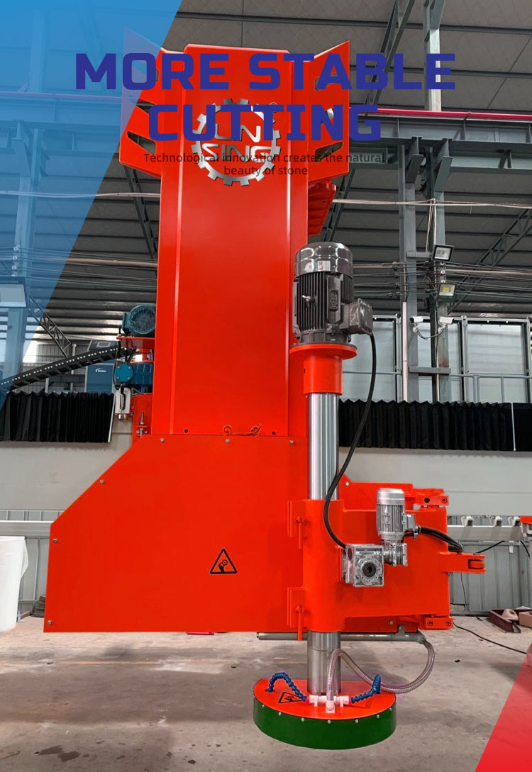 High Productivity Horizontal Stone Cutting Machine for Granite Marble Stone Block Cutter