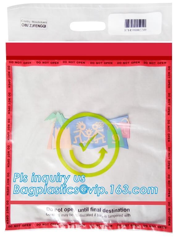 Examination Paper Security Bags Document Security Bags Evidence Bags Tamper Evident Property Bags Courier & Mail Bags Bi