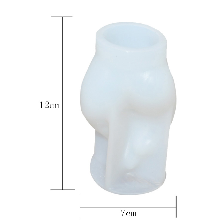 Food Grade Custom Silicone Candle Mold Finger Shape For Candles Making