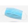 Buy cheap 3 Ply Non Woven Face Mask / Disposable Surgical Mask Latex Free Comfortable from wholesalers