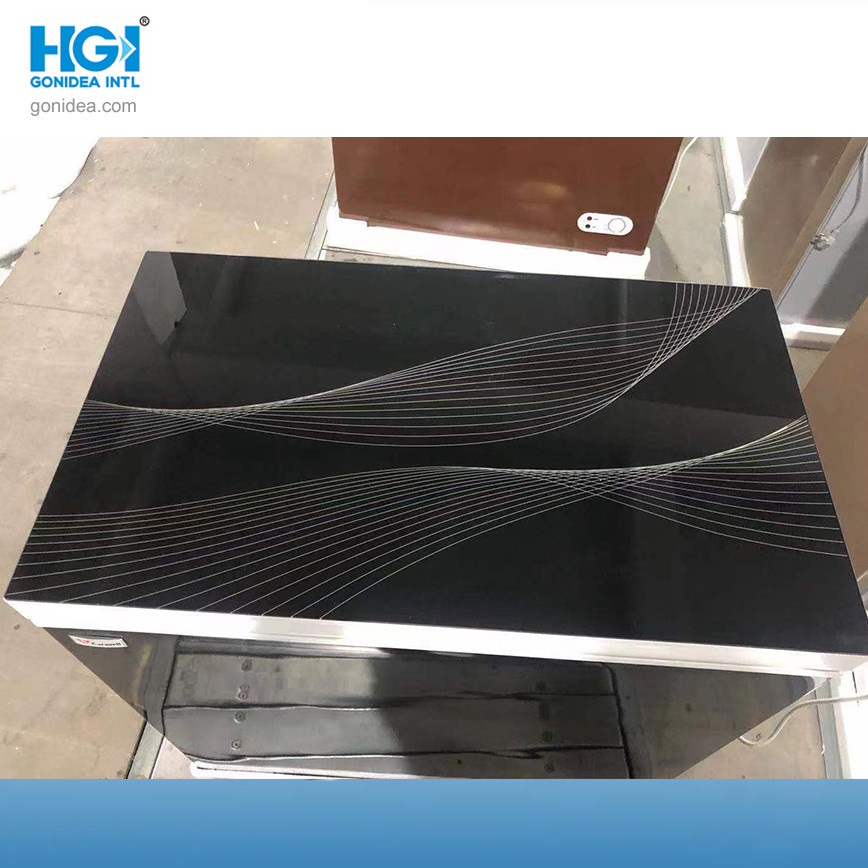 Manual Defrost Glass Door Chest Freezer Mechanical Temperature Control