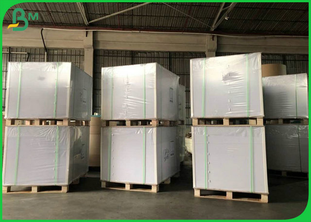 Pure Wood Pulp White Cardboard Paper 0.45mm For Humidity Indicator