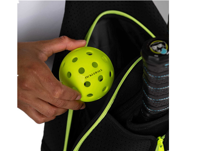 100% Neoprene Sports Bag , Unisex Pickleball Paddle Bag 2 Rackets