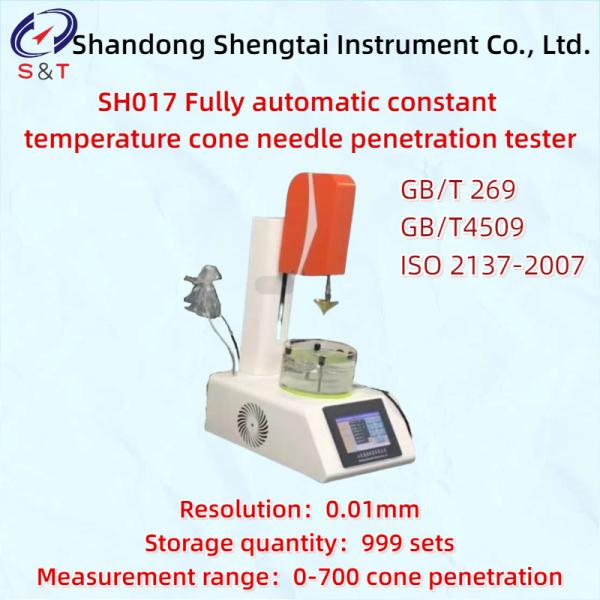 Fully Automatic Constant Temperature Cone Needle Penetration Tester ISO 2137