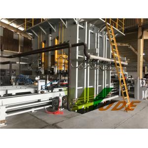 PLC Control Melamine Short Cycle Lamination Hot Press Double Sided Synchronous