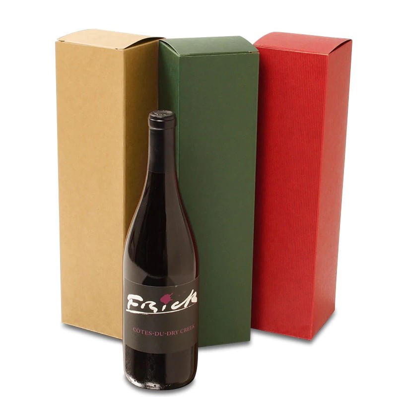 folding cardboard wine box top tuck wine packaging paper box