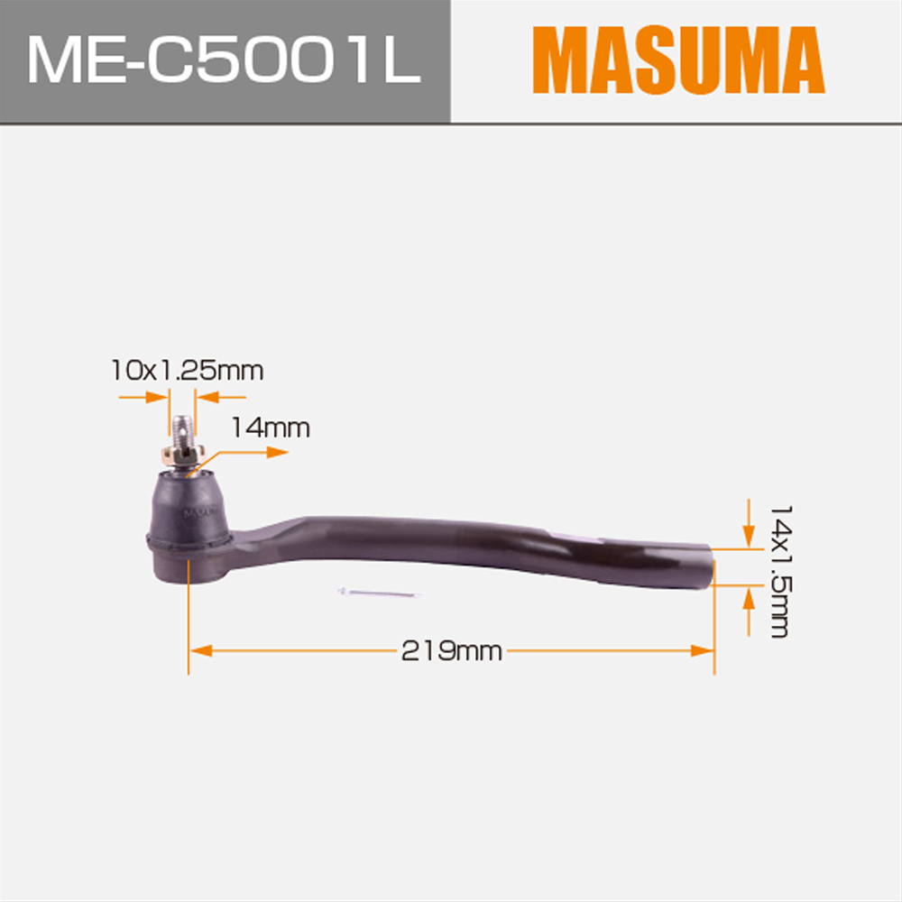 ME-C5001L MASUMA Auto Parts Tie Rod End 53560-S84 53560S84A01 53560-S84-A01 for HONDA ACCORD CF3