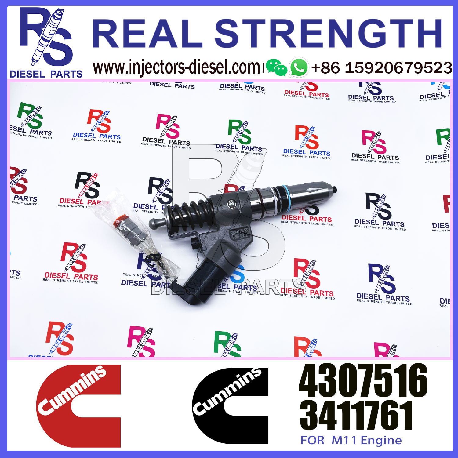 Factory advantage supply fuel injector 4026222 4903472 4903319 4061851 3411756 3411754 4902921 4307516 for M11 ISM11 QSM
