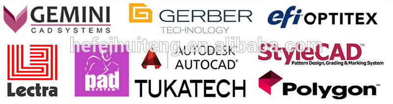 Textile Paper board cutter for cutting pattern supports all CAD Software