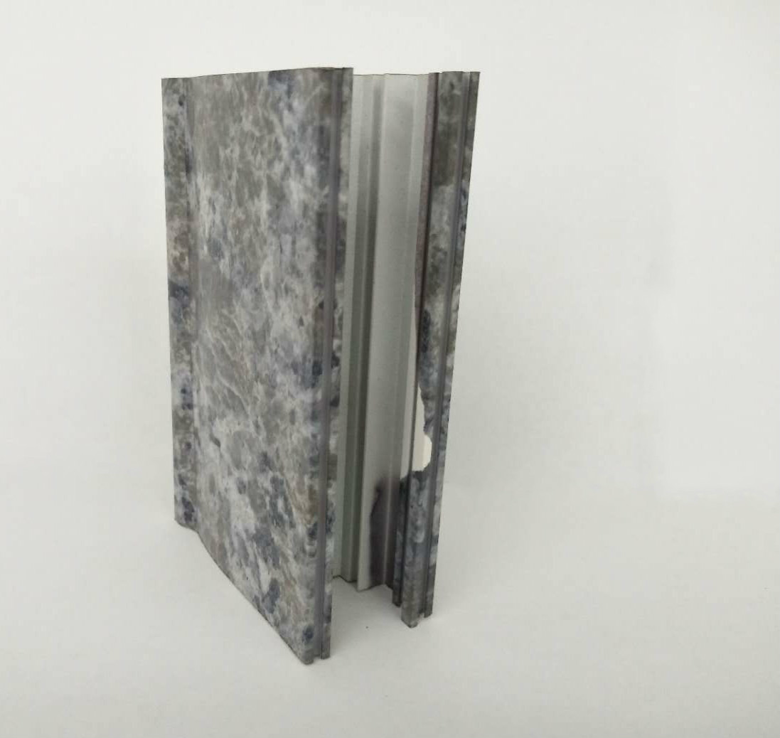 Veined Marble And Artistic 6063 Aluminum Window Profiles High Self Cleaning