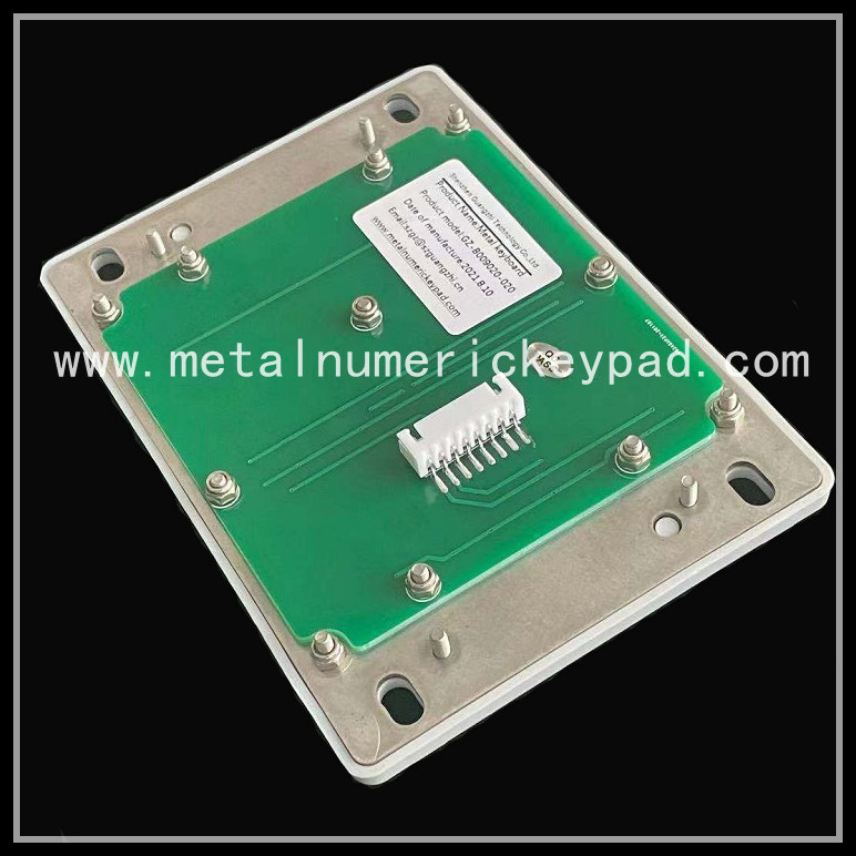 16 Keys Metal Numeric Keypad Stainless For Telecommunication Equipment