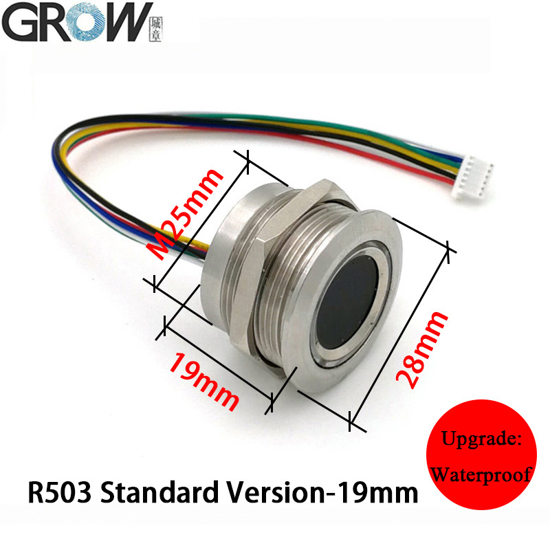 Ks220-S+R503 DC12V Fingerprint Control Board 2 Relays Admin/User Funtion Self-Locking/Jog/Ignition Mode