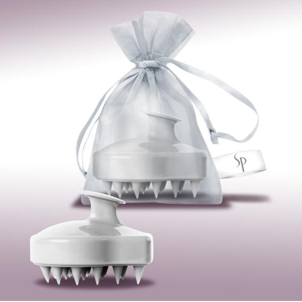 Quality Tourmaline Head Scalp Massaging Shampoo Brush , Scalp Exfoliation Brush for sale