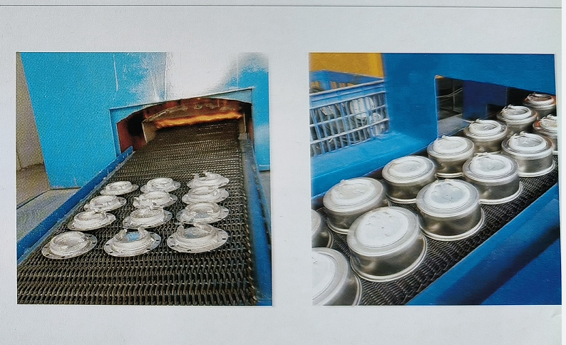 Continuous atmosphere protection annealing furnace equipment for metal components