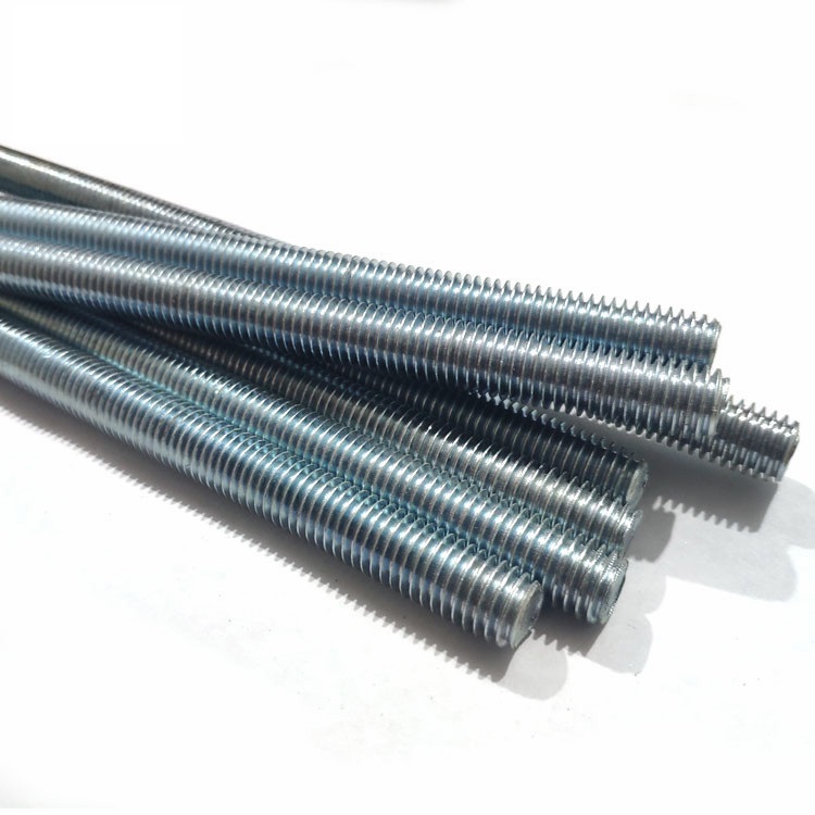 Directly Supply DIN Grade 4.8/6.8/8.8 Carbon/Stainless Steel Galvanized Threaded Rod M10