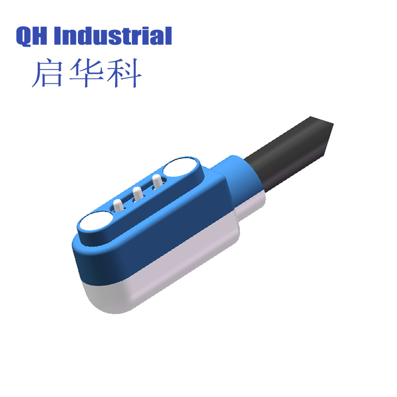 3Pin Customized Magnetic Pogo Pin Argentina 2A Charger  Connector For Pcb Magnetic Breakaway Power Pogo Pin  