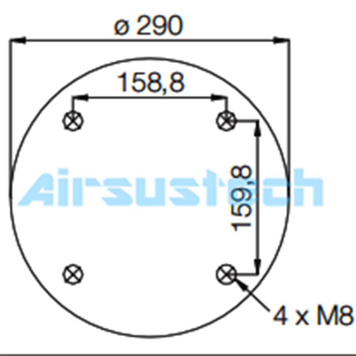 7.5 Kg Phoenix Air Spring SP2B34R/SP 2 B 34 R Suspension Air Shock Installation Easy With Bolts