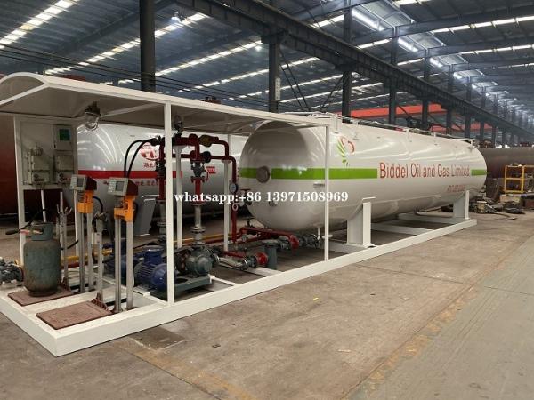 20cbm 20000 Liters Large LPG Storage Tanks High Strength With Dispenser