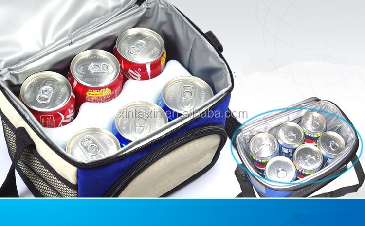 OEM Food Delivery Insulated Tote Lunch Bag Travel Cooler Bag 600d Heat Preservation