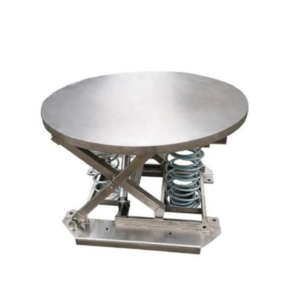 2 Ton 2000kg 4000 Lb Turntable-Top Electric Stationary Lift Tables Spring Loaded
