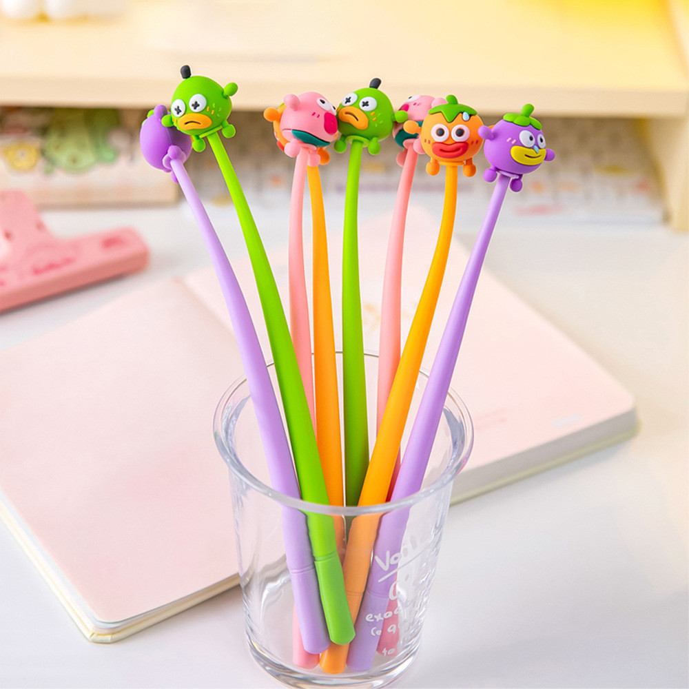 Cute Novelty Gel Ink Pens Cartoon Animal 0.5 Mm Black Ink Pens Bulk For Kids Office School Supplies Christmas Party Gift