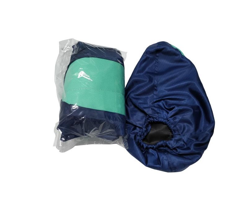 Short Sleeve ESD Shoes Cover Green Outsole Soft PVC Sheet With Sponge
