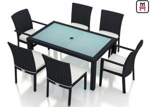  Outdoor Patio Furniture High Top Table , Commercial Grade Outdoor Dining Furniture Table Manufactures