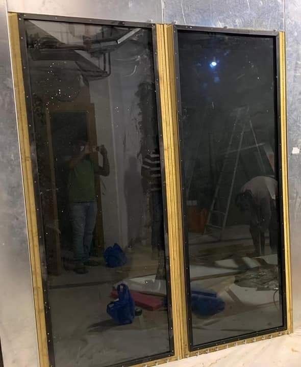 Brass Alloy Mesh Tube Wall Rf Shielding Windows For Electromagnetic Shielding