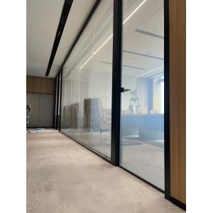 Aluminum PDLC Smart Glass Partition Wall with Tempered Glass