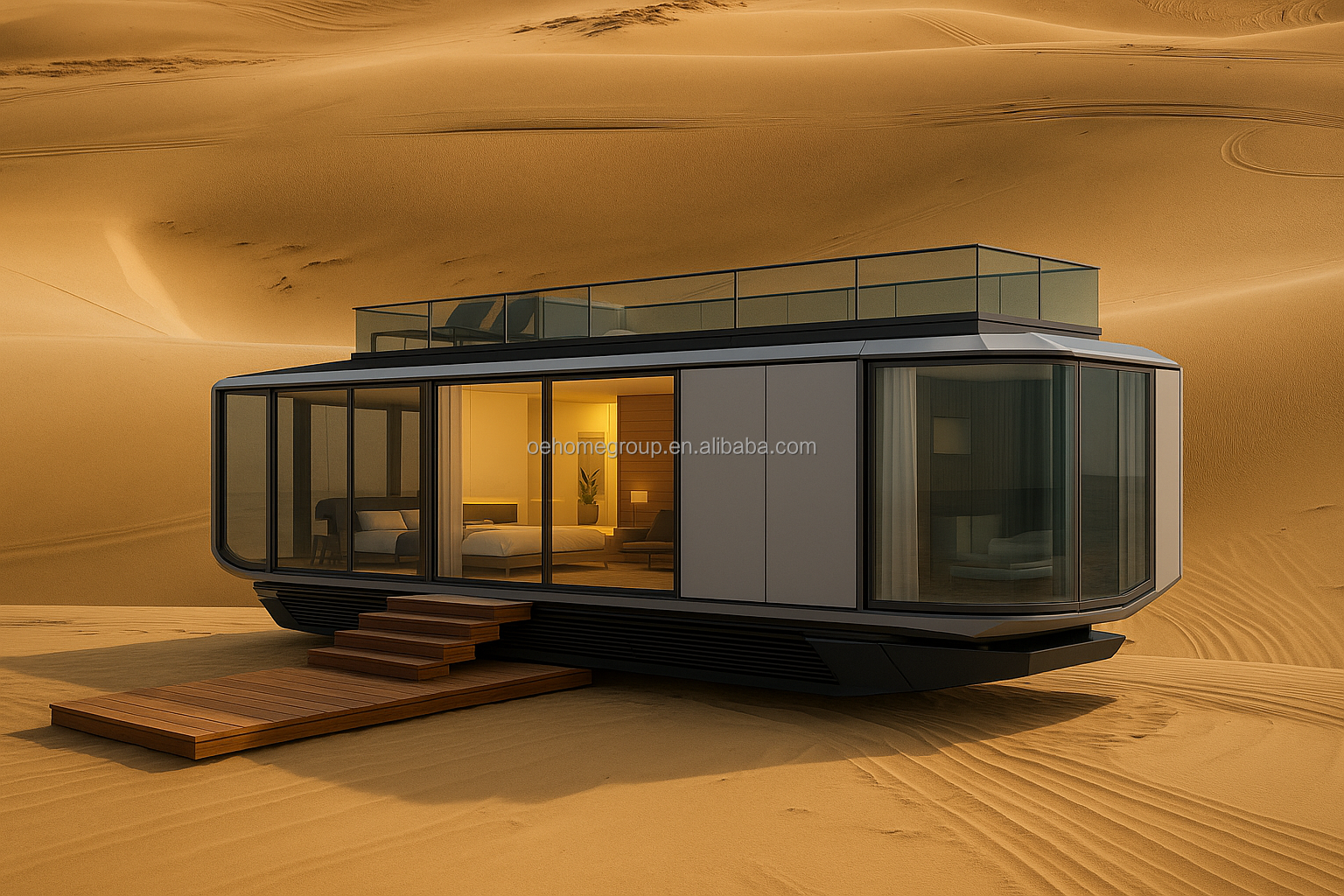Durable Using Various Prefab Container House Tiny Portable Home Tiny Modular House Camping Hotel Space Capsule