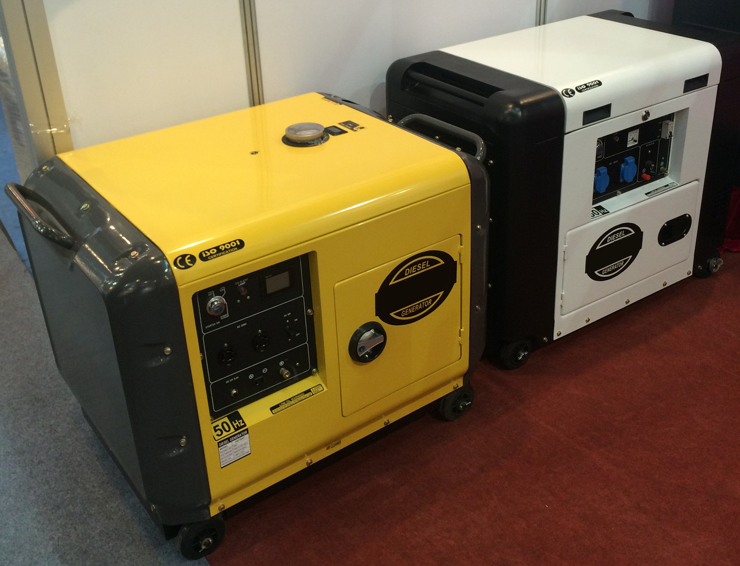 Open Type 7kva Standby Diesel Generator , Diesel Engine Generator Set