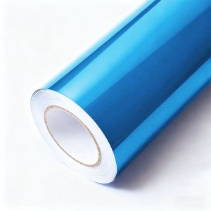PVC Mercury Wrap Customized Gloss Light Blue Vinyl Wrap HYH1116