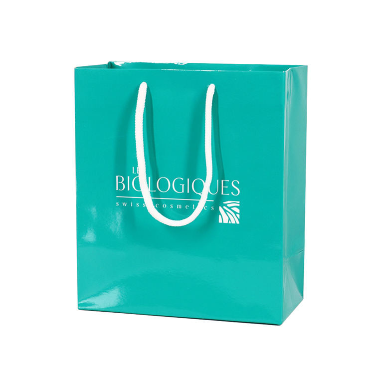 handmade flashing Jewerly gift screen printing Paper shopping Bag
