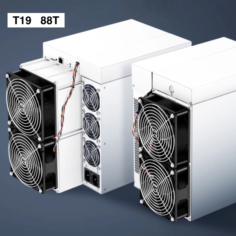 Asic Bitmain Antminer T19 88t Miner Machine 3344W SHA256 Algorithm