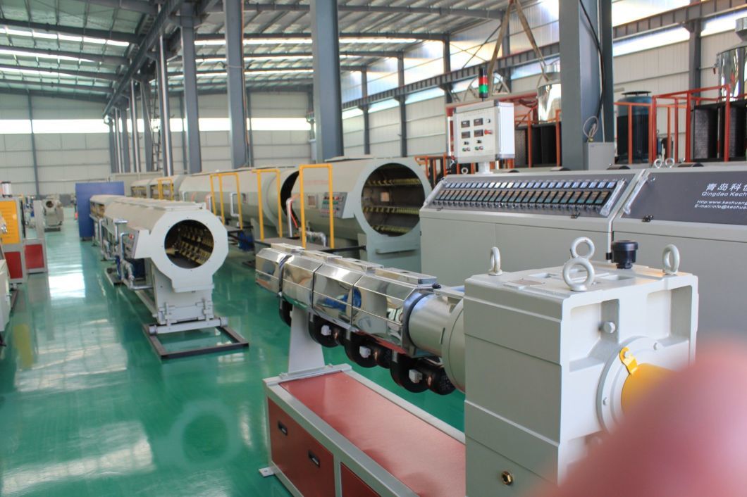 Single Screw HDPE/PPR/PP/PE Pipeplastic Extruder Machine