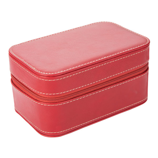 Holiday Gift Leather Storage Case , Luxury Custom Lightweight Small Ring Box