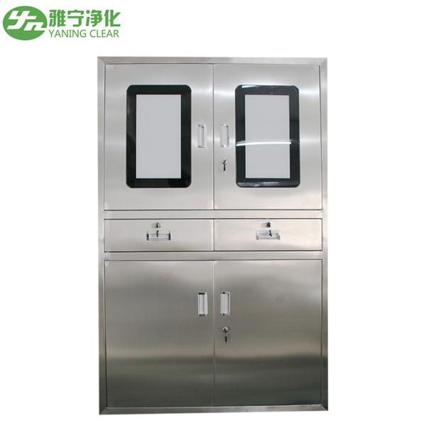 Stainless Steel SUS304 Hospital Medicine Cabinet Office File Cabinet Instrument