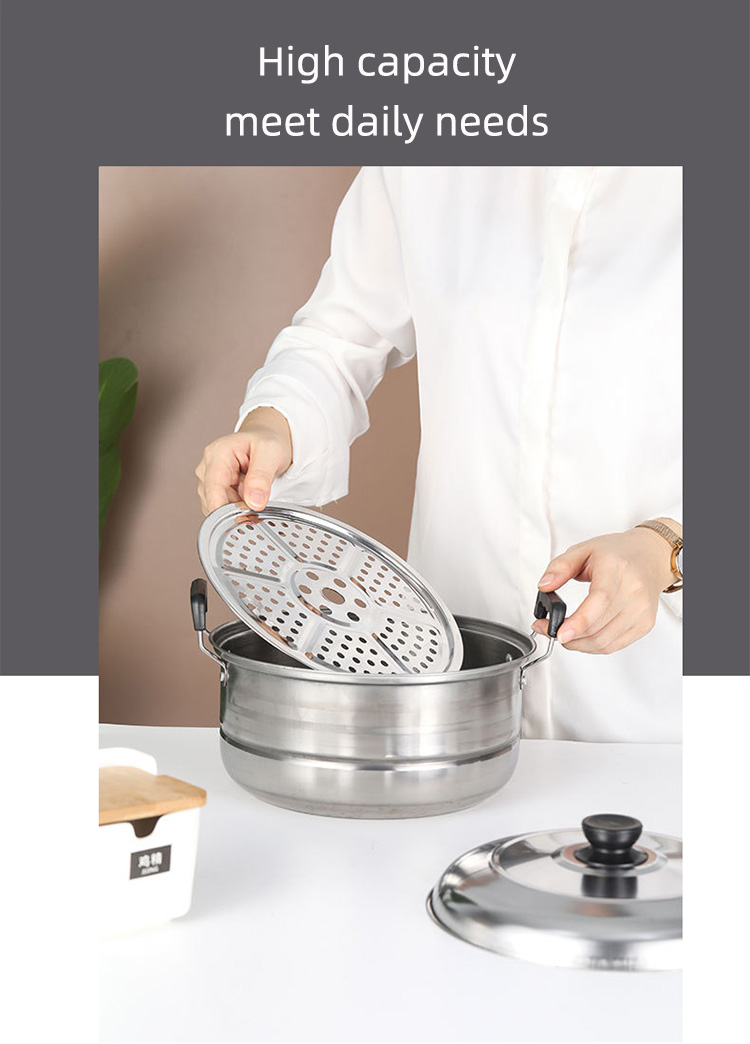 American Style 5 Pcs Kitchen Cookware Set Stainless Steel Nonstick Cooking Pot Sets With Lid