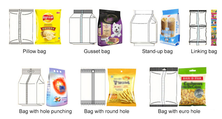 420mm Multi Lane Packaging Machine 60bags/min Potato Chips