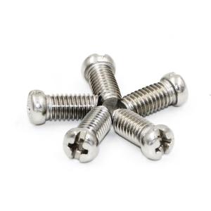 China A2-70 Stainless Steel Round Head Phillips Precision Screw with M1.6/M2/M2.5 Micro Size for Corrosion Resistant Electronics on sale