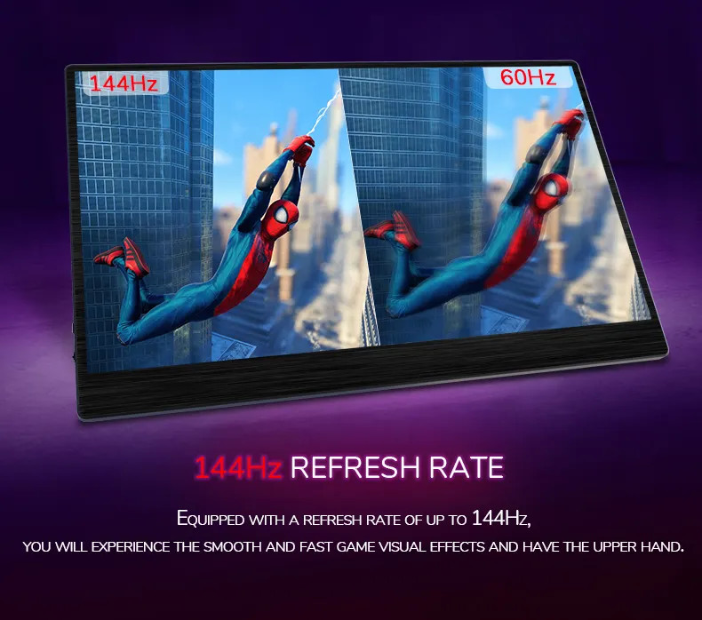 17.3inch 144Hz Portable Gaming Display Monitor FHD 1080P IPS Screen