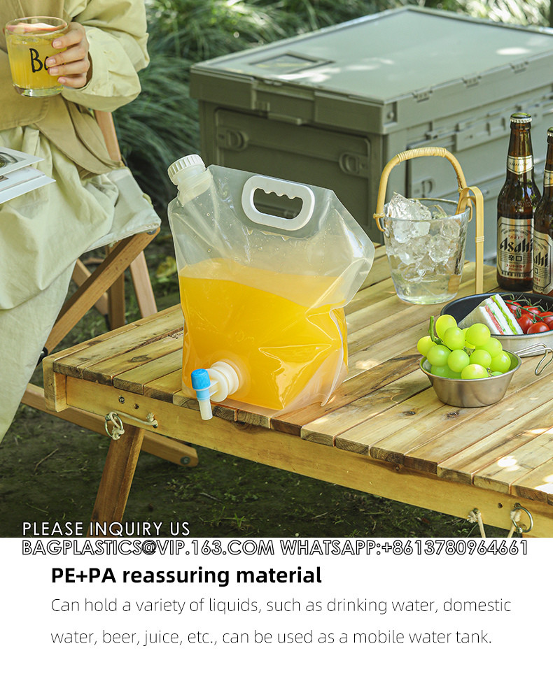 Custom Printed Reusable Food Grade Leakage Proof Clear Packaging Bags Juice Drinks Water Milk Tea Coffee Ice Liquid