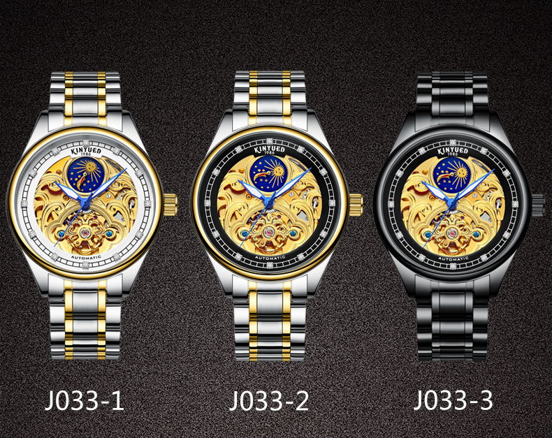 Modern Luxury Mechanical Watches Crystal Diamond Dial High Refraction