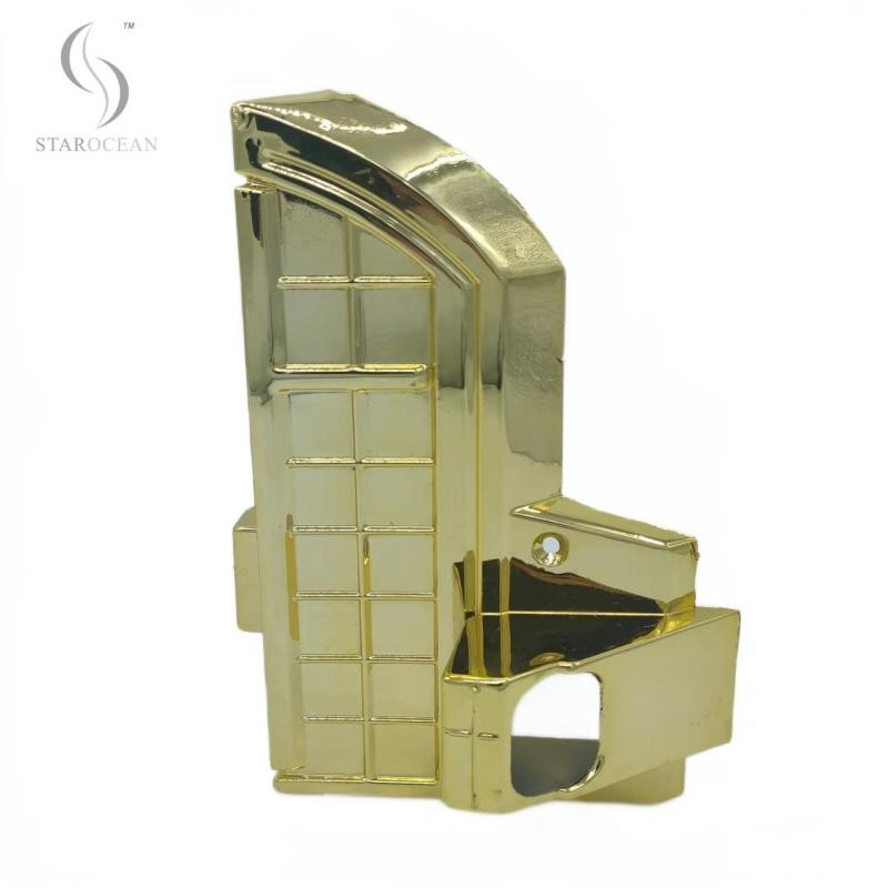 Metal Light Gold Coffin Corner Funeral Itmes Funeral Interment Ornamentation 15# LG