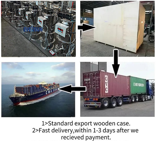 Clean And Hygienic 50 - 6000kg/H QVC Pneumatic Vacuum Loader For Plastic Processing