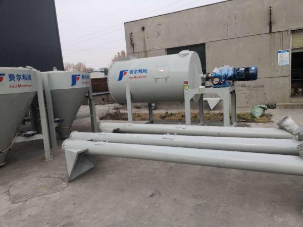 High Speed Dry Powder Mixer Machine Skim Coat Spiral Ribbon Mixer 220V-440v