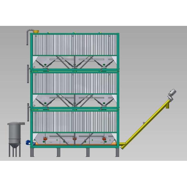 Quality Screw Conveyor 26M3*3 36t Low Profile Cement Silo for sale