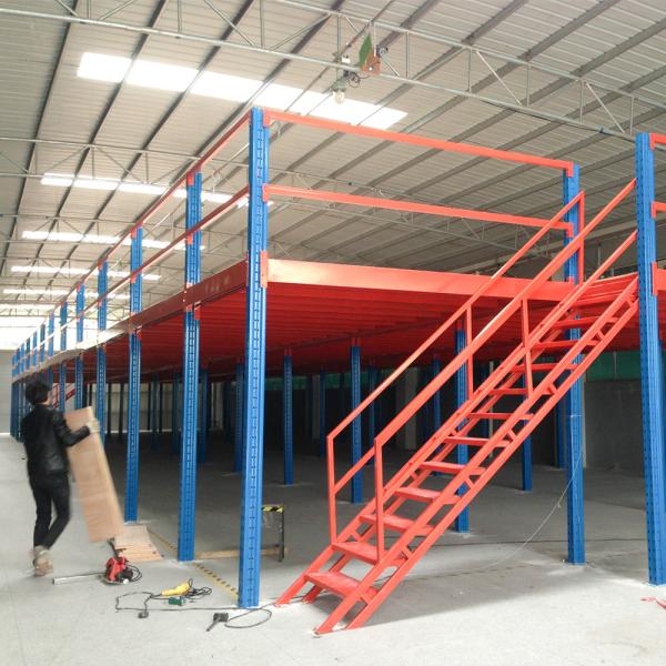 Supermarket Heavy Duty Storage Racks , Free Standing Mezzanine Kits 500 Kg Per
